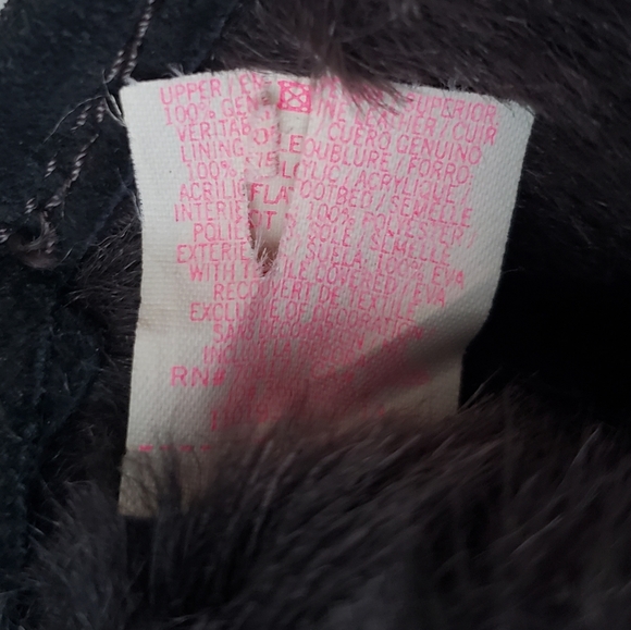 VS PINK Gray Animal Print Fur Lined Booties US 8 - Picture 8 of 12